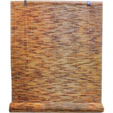 Radiance Peeled and Polished Natural Woven Reed Roll Up Shades   553966988